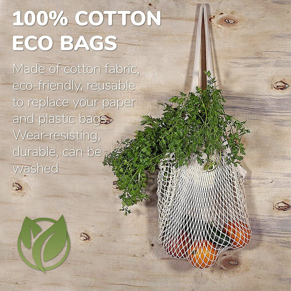 Eco-Friendly Portable Mesh Fruit & Vegetable Bags