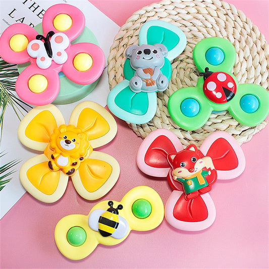 Cartoon Fidget Spinner Children Toys ABS Colorful Insect Gyro