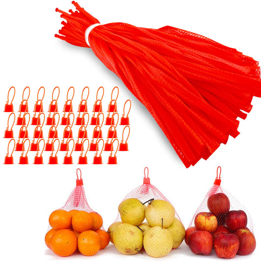 100PCS Reusable Fruit Vegetable Bags