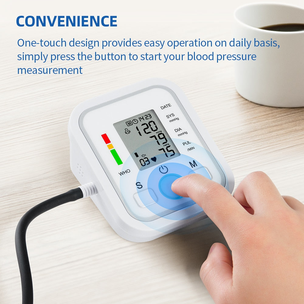 Arm Automatic Digital Blood Pressure Monitor Home