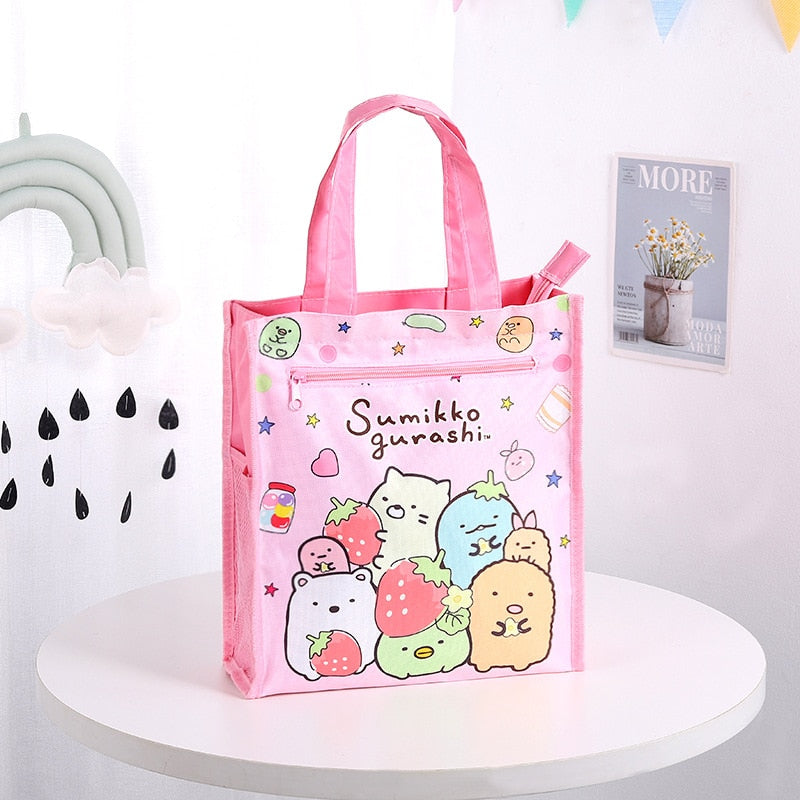 Kawaii Cartoon Sanrios Canvas Shopping Bag