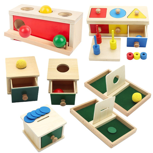 Children Educational Wooden Toys Box Wood Products