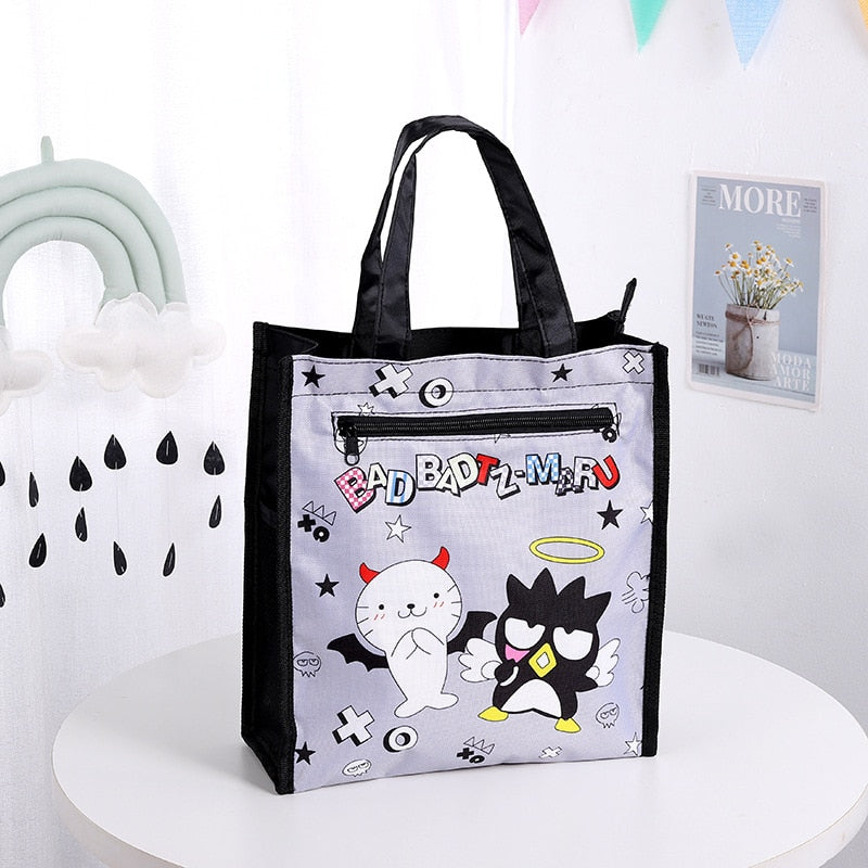 Kawaii Cartoon Sanrios Canvas Shopping Bag