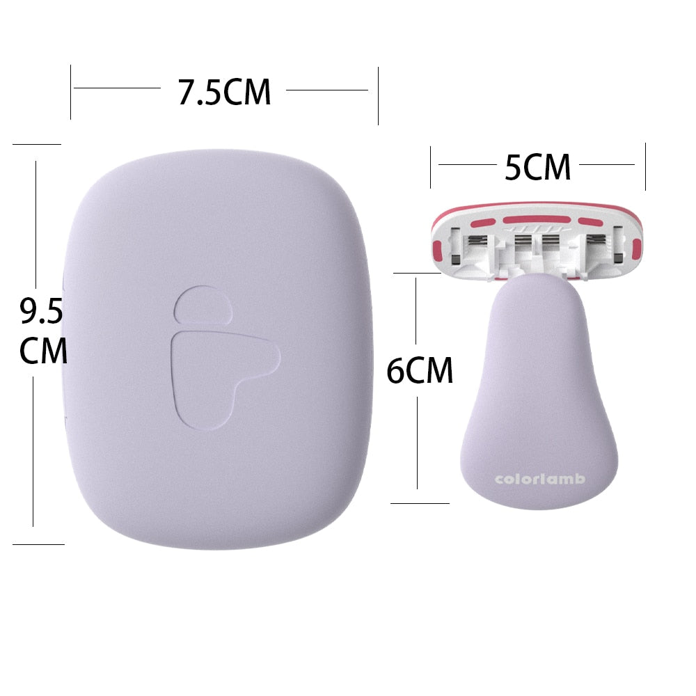 Colorlamb Portable Shaving Razor for Women