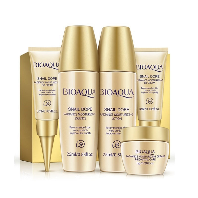 Bioaqua Collagen Gold Eye and Lip Mask Set for Moisturizing