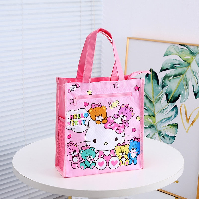 Kawaii Cartoon Sanrios Canvas Shopping Bag